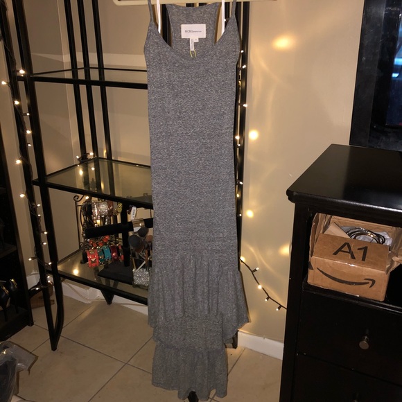 NWT BCBGeneration High-Low Ruffle Hem Maxi - Picture 3 of 4